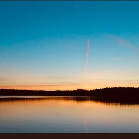 Egen Stuga Och Vedeldad Bastu Linghed Exterior foto